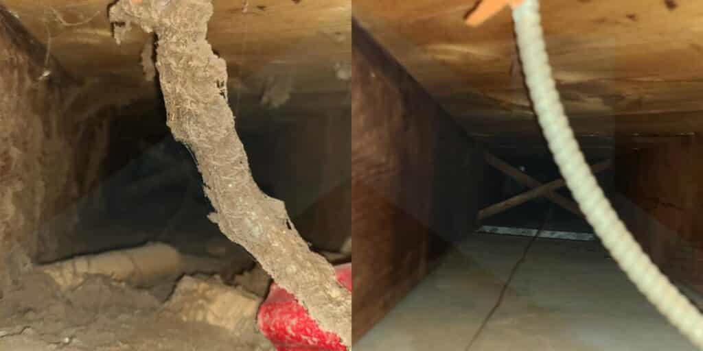 Air Duct Cleaning Before & After Waukesha, WI 53072