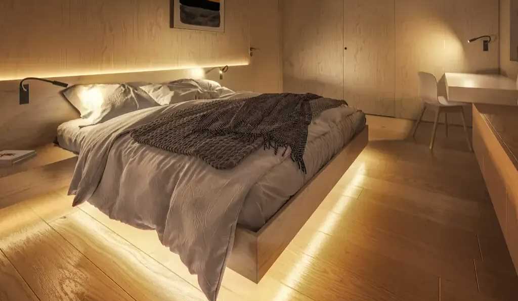 Bedroom led lighting